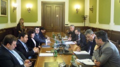22. april 2013. Članovi PGP sa Rumunijom u razgovaru sa ministrom delegatom u MIP Rumunije